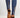2025 New Women's Denim Pants With Fake Button Decoration, High Waisted Jeans