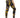 Leggings - Cropped High-waisted Printed Yellow Camouflage