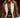 Vintage Women's Long Plush Coat With Fur Collar, Winter Warm Thick Trench Jacket For Formal & Casual